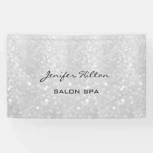 Glamoureus moderne chic glitterij spandoek