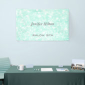 Glamoureus moderne chic glitterij spandoek (Beurs)