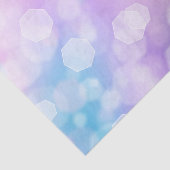 Glamoureus Paars en Blue Sparkles - Bokeh Tissuepapier (Detail)