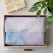 Glamoureus Paars en Blue Sparkles - Bokeh Tissuepapier (Geschenk)