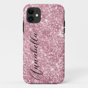 Glamoureus Pink Glitter Case-Mate iPhone Case