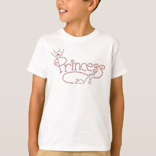 Glamoureus Princess Crown & High Hiel Shoe T-shirt