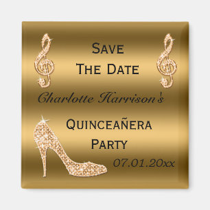 Glamoureus Quinceañera slaat de datum waarop Gold Magneet