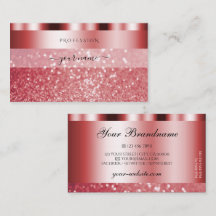 Glamoureus Red Mousserend Glitter Elegant Shimmery