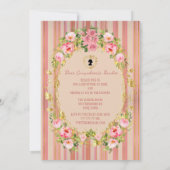 glamoureus regentschap tijdperk zoet zestien uitno kaart (Achterkant)