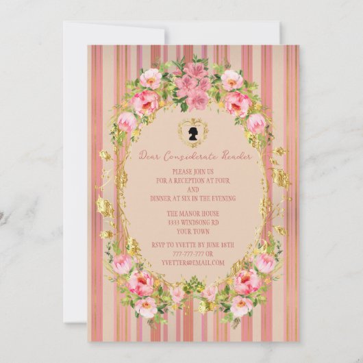 glamoureus regentschap tijdperk zoet zestien uitno kaart (Achterkant)