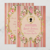 glamoureus regentschap tijdperk zoet zestien uitno kaart (Voorkant / Achterkant)