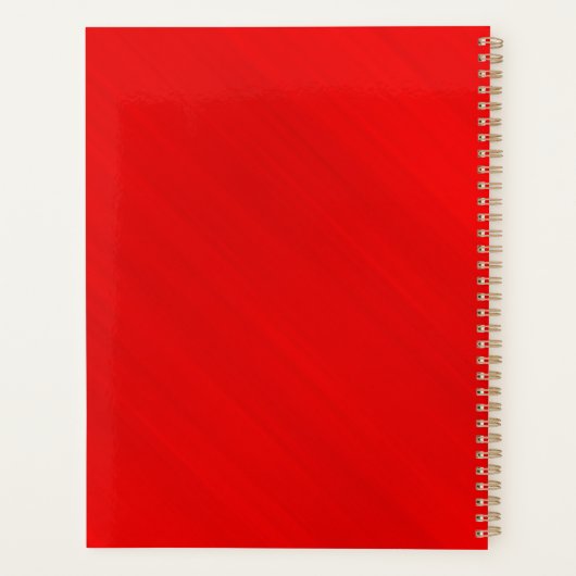 glamoureus rood planner (Achterkant)