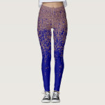 Glamoureus Roos Gold Cobalt Blue Glitter Ombre Leggings<br><div class="desc">Deze glamoureuze en chic faux met roos goudglitter en kobalt blauw ombre is perfect voor de trendy en stijlvolle vrouw. De stijlvolle en modieuze afdruk is geweldig voor vele geschenken en gelegenheden. Geniet van dit elegante en moderne ontwerp voor uw volgende aankoop; voor jezelf,  je vrienden of je familie.</div>