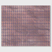 Glamoureus Roos Gold Foil en Lavender Art Deco Cadeaupapier (Vlak)