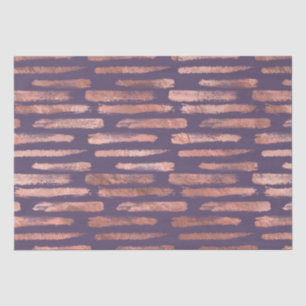 Glamoureus Roos Gold Foil en Lavender Brusstrokes Tissuepapier