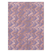 Glamoureus Roos Gold Foil en Lavender Floral Tafelkleed (Voorkant)