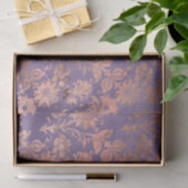 Glamoureus Roos Gold Foil en Lavender Floral Tissuepapier (Geschenk)
