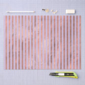 Glamoureus Roos Gold Foil en Lavender Stripes Tissuepapier (Craft)