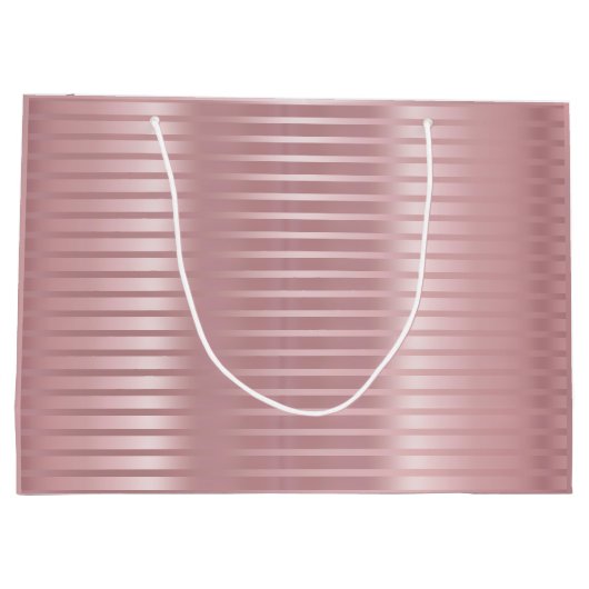 Glamoureus Roos Gold Sjabloon Elegant Modern Trend Groot Cadeauzakje (Achterkant)