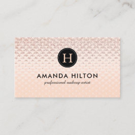 Glamoureus Roos Gold-visitekaartje Visitekaartje