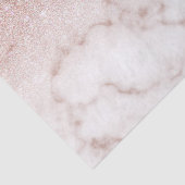 Glamoureus Roos Gold White Glitter Marble Gradient Tissuepapier (Detail)