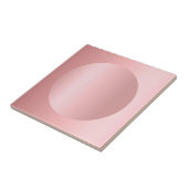 Glamoureus Roos Goud  Afbeelding Sjabloon Tegeltje (Zijkant)