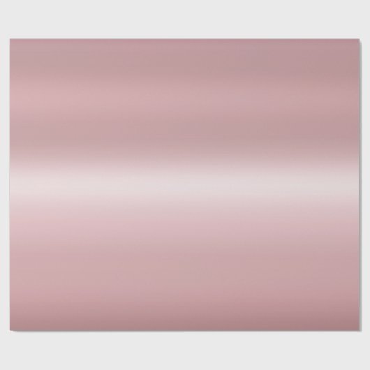 Glamoureus Roos Goud Metallic look Elegant Modern Cadeaupapier (Vlak)