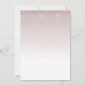 Glamoureus Roos Pink Diamonds 30e verjaardag Kaart (Achterkant)