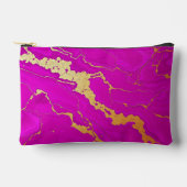 Glamoureus Roze & Goud Marmer Etui (Voorkant)