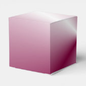 Glamoureus roze Paarse moderne elegante Sjabloon Bedankdoosjes (Achterkant)