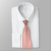 Glamoureus roze rood Glitter Striged gradiënt Stropdas (Gebonden)