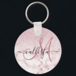 Glamoureus roze witte glitter marmer gradient ombr sleutelhanger<br><div class="desc">Dit elegante en girale ontwerp is perfect voor de trendy en stijlvolle fashionista. Het is voorzien van een faux, roze, dunne glitter ombre gradiënt boven een roze en witte, marmer-stenen patroonachtergrond. Het is glamoureus, chic, luxueus, modern en klassiek. ***BELANGRIJKE NOTA VAN HET ONTWERP: Voor om het even welk verzoek van...</div>
