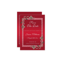 Glamoureus Ruby Red Pareltjes & Glitter Birthday