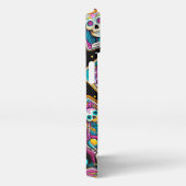 Glamoureus skelet, tarot kaarten iPhone Case Hoesje (Rechterkant)