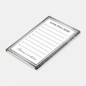 Glamoureus sparant glitter checkbox post-it® notes (Schuin)