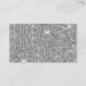 GLAMOUREUS SPARKLE schattig stijlvol goud zilver g Visitekaartje (Achterkant)