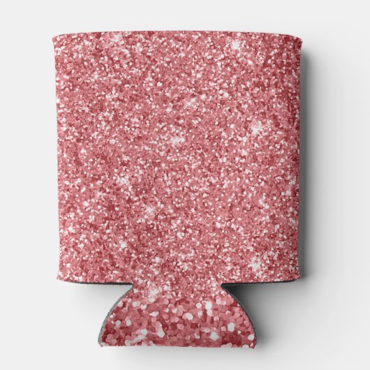 Glamoureus Sparkly Pink Glitter Blikjeskoeler (Achterkant)