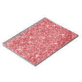 Glamoureus Sparkly Pink Glitter Notitieboek (Linkerzijde)