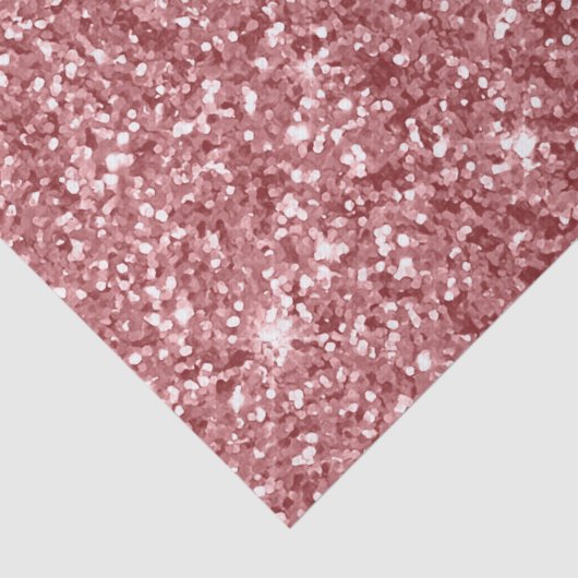 Glamoureus Sparkly Pink Glitter Tissuepapier (Detail)