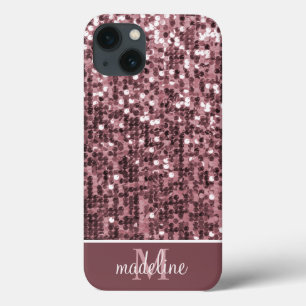 Glamoureus Sparkly Roos Sequin/Glitter Name Case-Mate iPhone Case