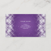 Glamoureus Sparks Paars Visitekaartje (Achterkant)