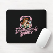 Glamoureus Spooky Witch Retro Halloween C Muismat (Met muis)