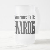 Glamoureus Stewardess Matglas Bierpul (Voorkant rechts)