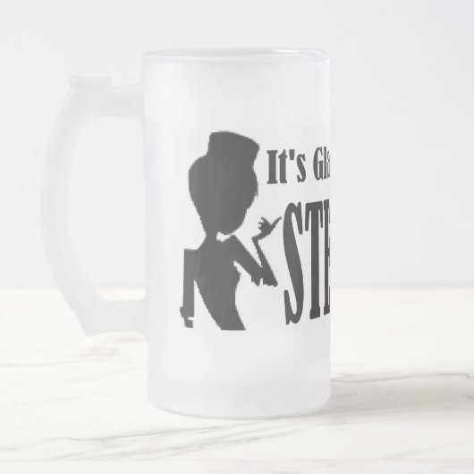 Glamoureus Stewardess Matglas Bierpul (Links)