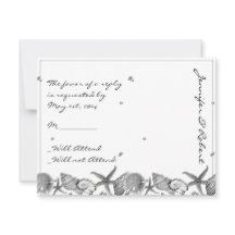 Glamoureus strand in Silver Response Kaart