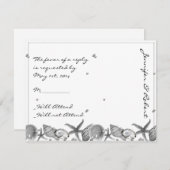 Glamoureus strand in Silver Response Kaart (Voorkant / Achterkant)