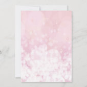 Glamoureus verjaardagsfeestje bedankje bedankkaart (Achterkant)