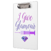 Glamoureus verpleegster klembord (Links)