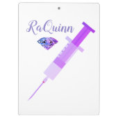 Glamoureus verpleegster klembord (Achterkant)