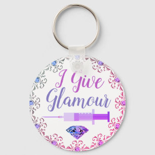 Glamoureus verpleegster sleutelhanger