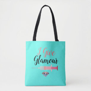 Glamoureus verpleegster tote bag