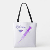 Glamoureus verpleegster tote bag (Achterkant)