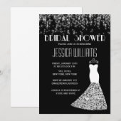 Glamoureus Vrijgezellenfeest met zwarte en witte l Kaart (Voorkant / Achterkant)