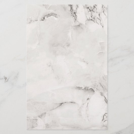 Glamoureus witte marmer EYELASH SALON SERVICE LIST Flyer (Achterkant)